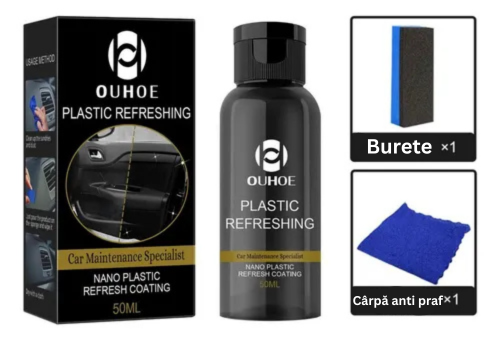 Soluție protectoare pentru suprafețele din plastic